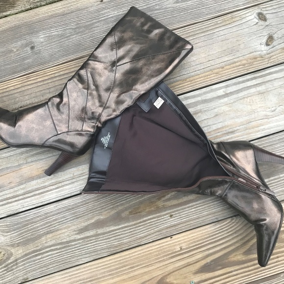 Impo Stretch Women Boot Hampton Shiny Bronze Vegan - Picture 7 of 8